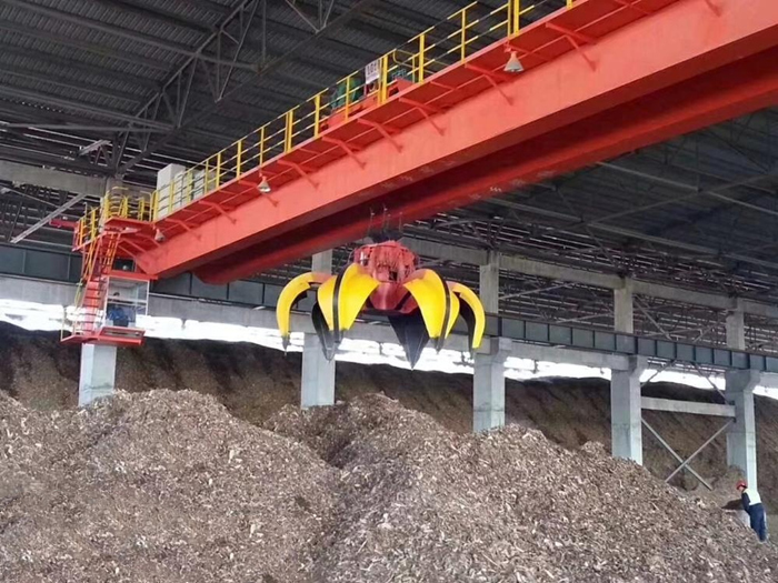 Crane grab bucket Bulk cargo grab