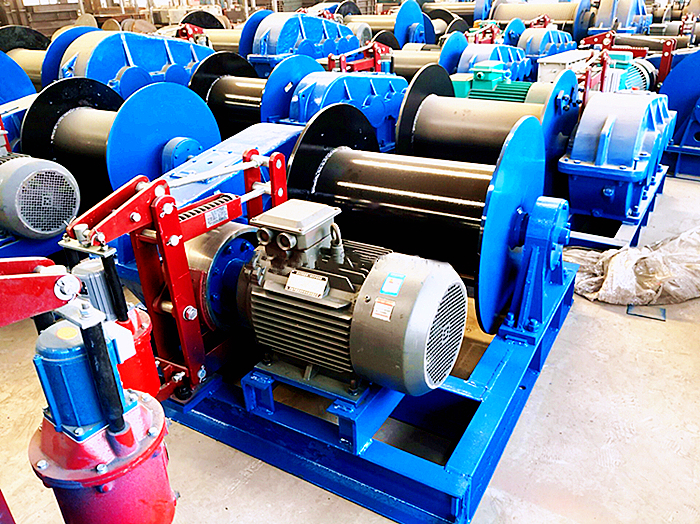 5 Ton Diesel Engine Powered Winch for Marine Construction Mining Winch