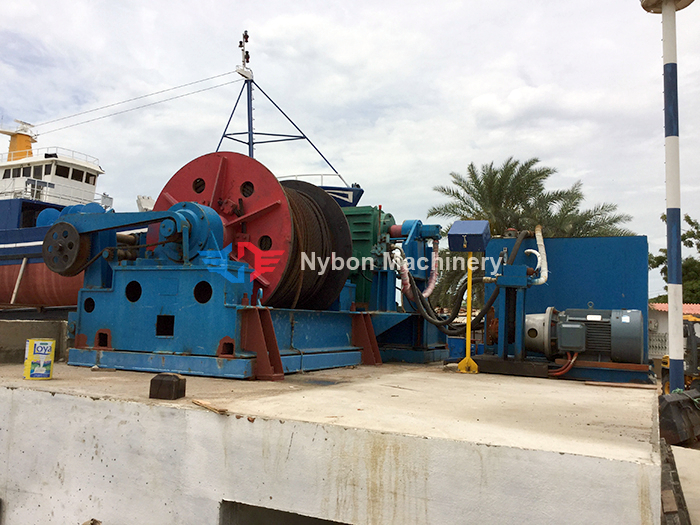 30t Hydraulic Winch For Slipway Of Angola Shipyard