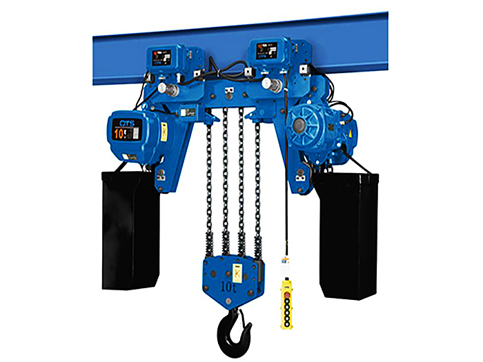 Heavy Duty Remote Control Electric Chain Hoist with Monorail Trolley